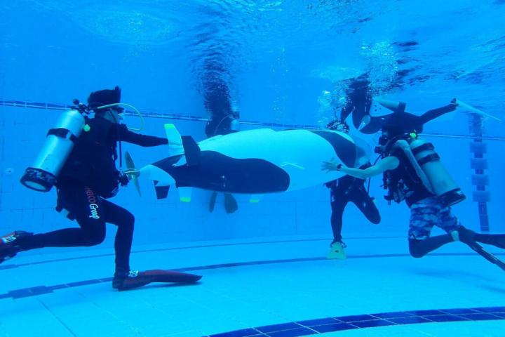 國立成功大學「討海人」團隊打造台灣第1艘人力潛艇，將於7月前往英國參加歐洲國際人力潛艇競賽。（成大提供）