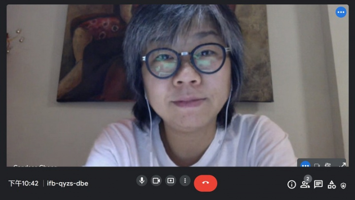 「5月35日」編劇莊梅岩表示，她從來沒有特別悼念六四，因在她心中每天都是六四。（視訊截圖）