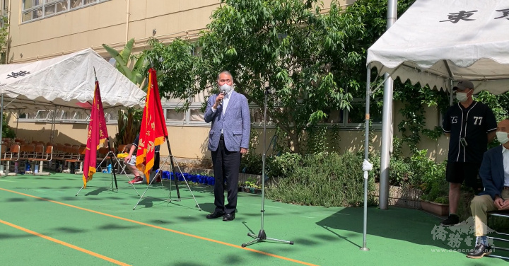 王東生致詞鼓勵學生盡量表現