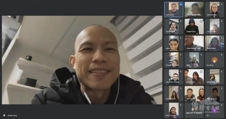 楊凱安榮任巴拉圭華人板網球協會創會會長