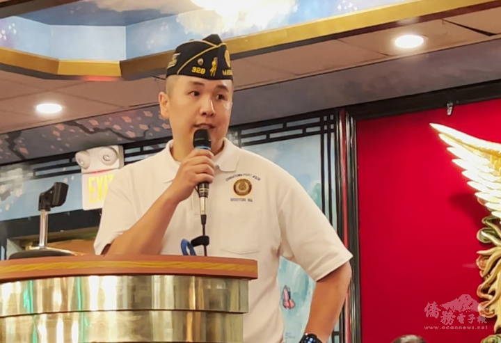 波士頓華埠退伍軍人會新任會長司徒文信表示將繼續推動建造華裔退伍軍人紀念碑