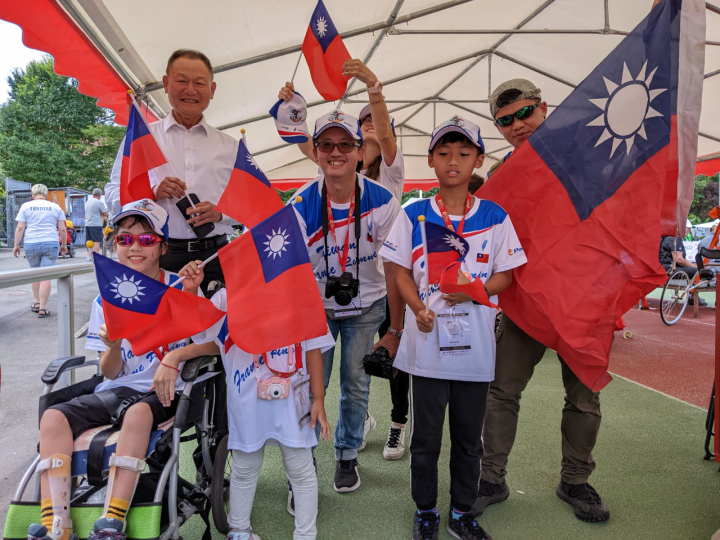 李大使應邀參加CPISRA國際盃開幕式為我國選手加油