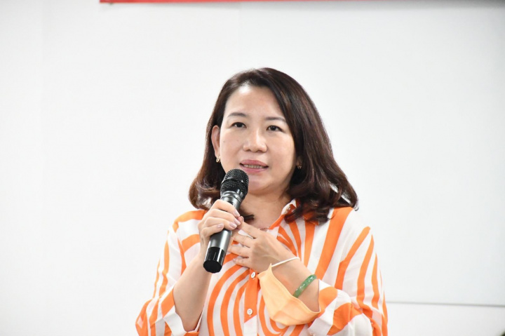 立法委員羅美玲以僑生學姐身份分享留臺求學和工作經驗