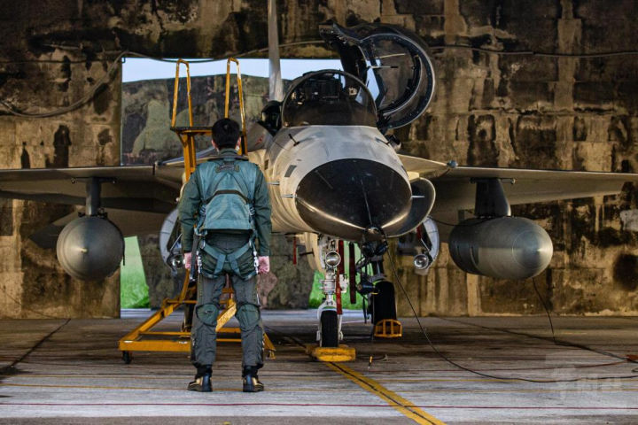 空軍第三聯隊全天候捍衛領空，守護空防安全。（空軍第三聯隊提供）