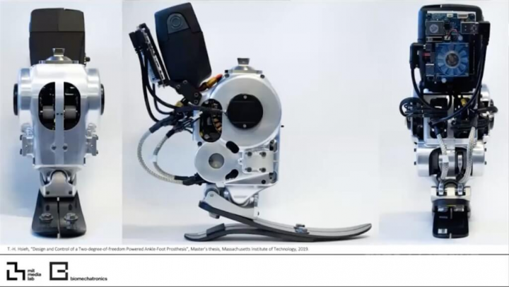 仿生科技公司智趨動創辦人陳怡樺今年4月舉辦生物機電技術線上講座，邀請MIT麻省理工學院媒體實驗室生物機電組博士生謝宗翰分享外骨骼機器人研究。（翻攝自智趨動YouTube官方影片）