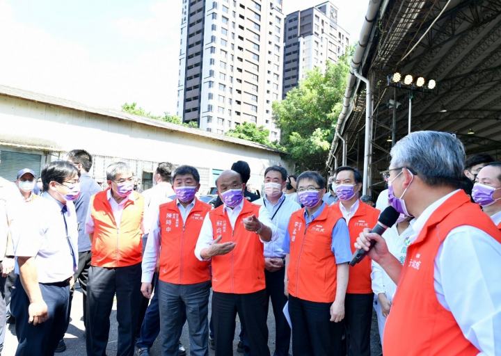 行政院長蘇貞昌視察中央興辦文山景美社會住宅預定地