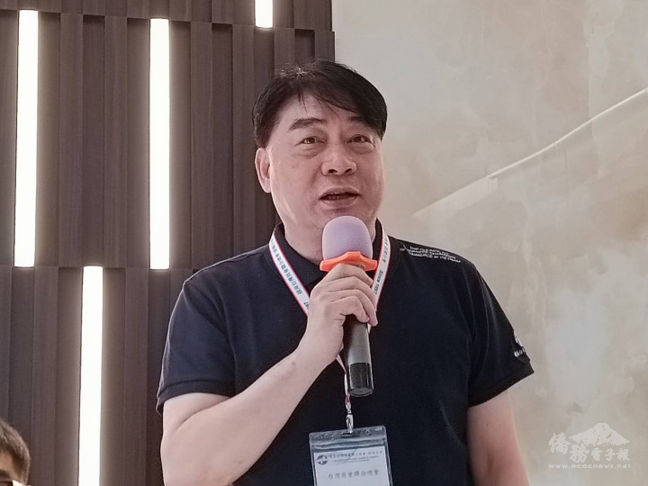 越南臺商總會總會長簡智明致詞