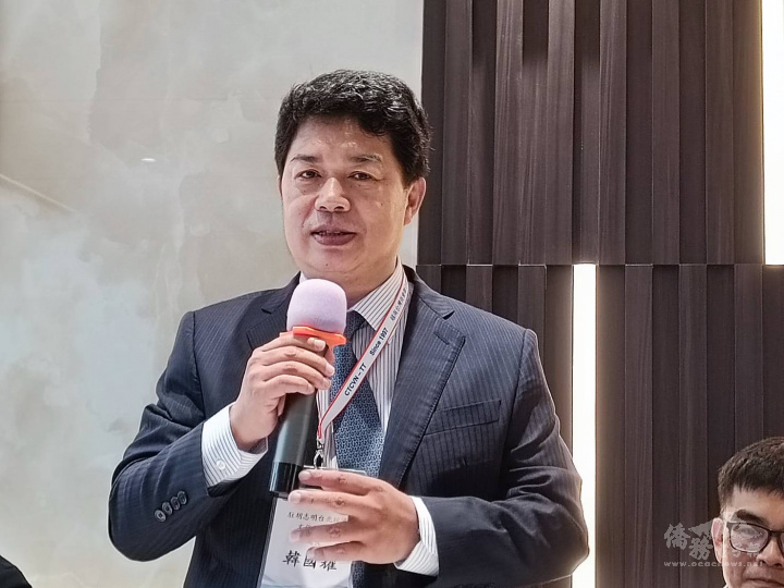 駐胡志明市辦事處處長韓國耀致詞