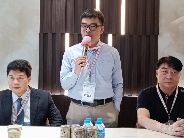 新順臺商會會長劉佳原致詞
