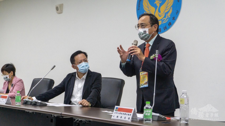 王德總會長致詞表示海外臺商心繫臺灣、愛護故鄉的心從不缺席。