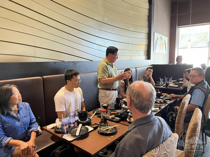 籌備會發起人之一吳罕台僑務諮詢委員致詞