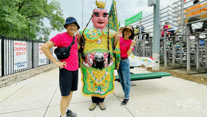 密西根FASCA出動臺灣特有三太子，為我國代表隊加油助威