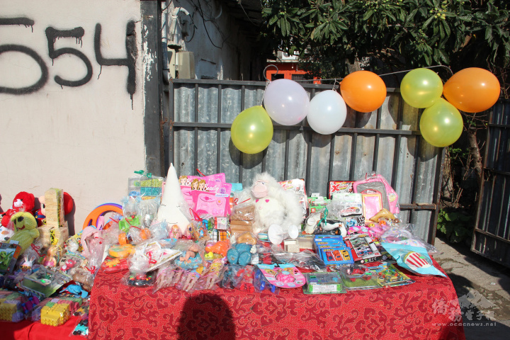 活動現場陳列擺放玩具  