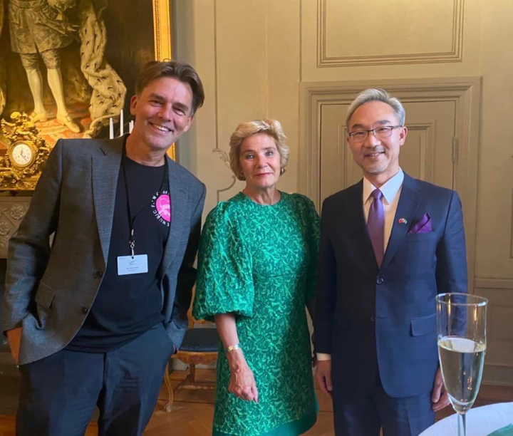 姚大使本年9月1日赴瑞典第六大城厄勒布魯市轄訪並拜會厄勒布魯省省長Maria Larsson(中間)