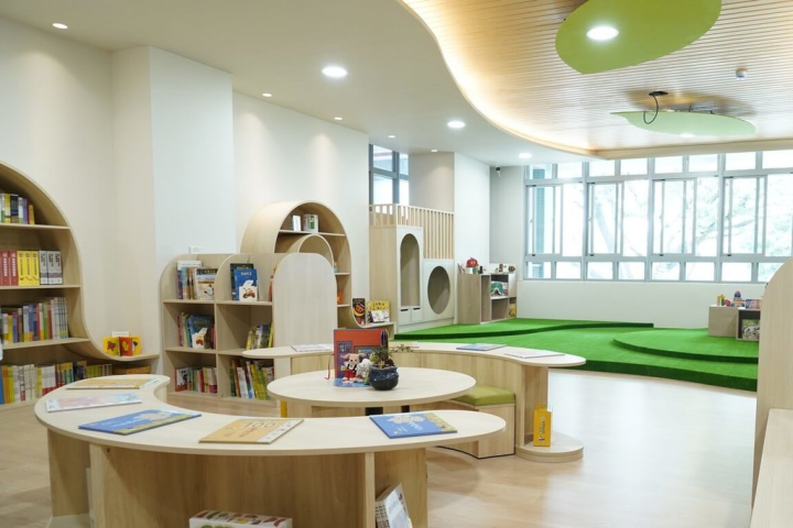 日月光集團在高雄市楠梓科技產業園區興建日月光三好幼兒園，12日正式開幕。（日月光集團提供）