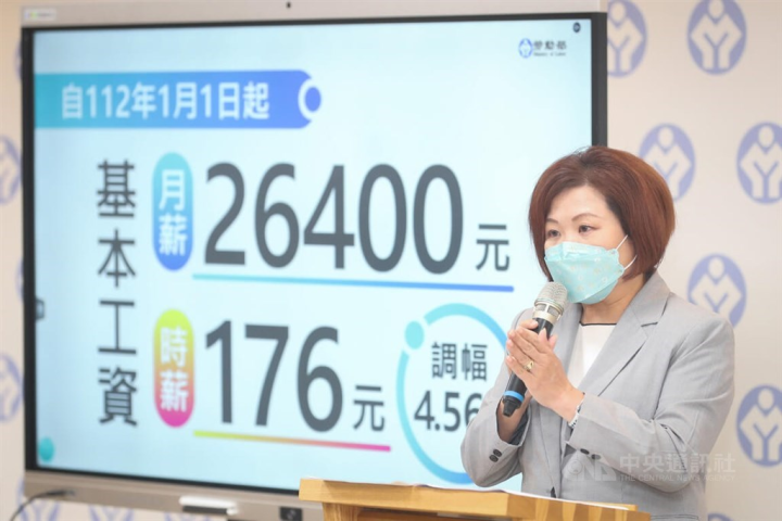 Minister of Labor Hsu Ming-chun. 