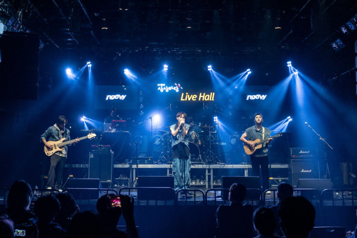 曾在日本活動3年的noovy首次造訪韓國，希望透過演出讓觀眾感受到他們忠實表達自己音樂的真誠。（新視紀整合行銷提供）