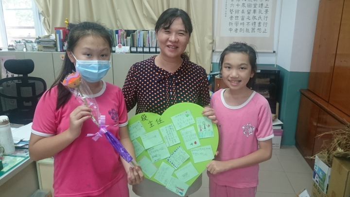 段淑琴奉獻北埔國小30年，受到孩子們的愛戴