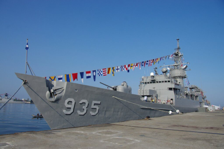 海軍12日表示，籌建2艘輕型巡防艦原型艦完成後，將持續生產，並以2艘新艦汰換1艘老舊濟陽級艦的方式進行。圖為濟陽級飛彈巡防艦。（圖取自中華民國海軍網頁navy.mnd.gov.tw）