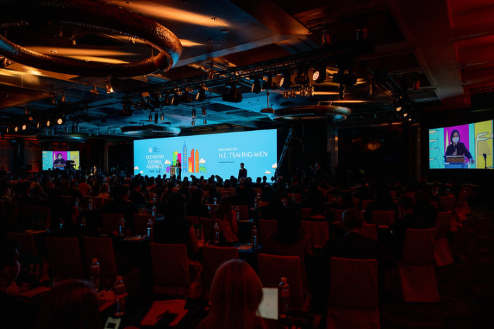 總統出席「世界民主運動第11屆全球大會開幕式」