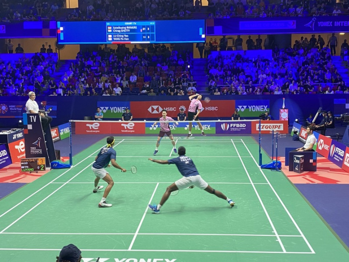 楊博涵與盧敬堯（著淡紫色衣者）在丹麥和法國公開賽展現絕佳默契，表示團隊溝通和平時訓練很重要，但最重要的就是要「相信隊友」，知道彼此的分工和角色。