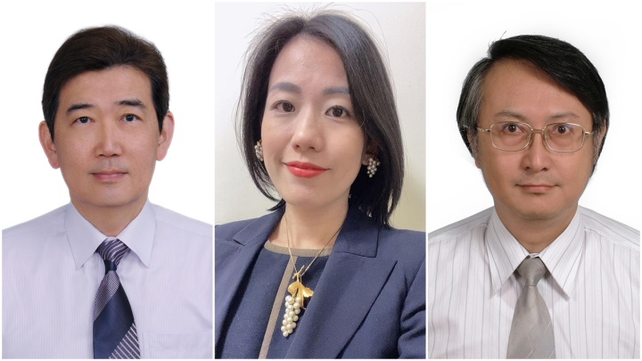 行政院提名辛志中(左起)、顏雅倫及李師榮擔任公平交易委員會委員。(行政院提供)