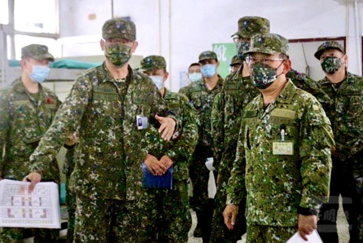 後備指揮官傅中將18日視導新竹後備旅。（後備指揮部提供）