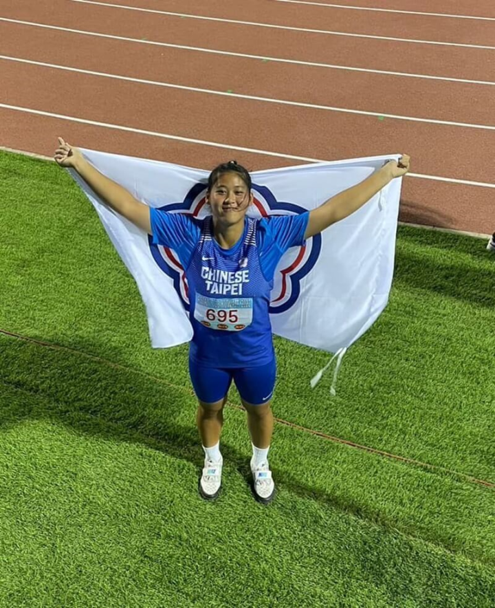 Chiang Jing-yuan. Photo from the Chinese Taipei Athletics Association's Facebook