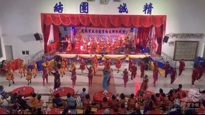 清邁雲南盃球賽晚會各村代表聯歡歌舞