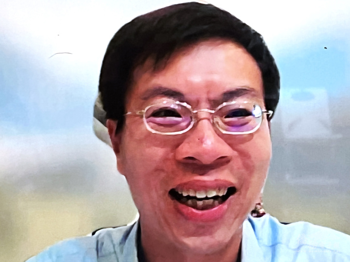 臺中教育大學臺灣語文系副教授何信翰是研習會第一天的主講人