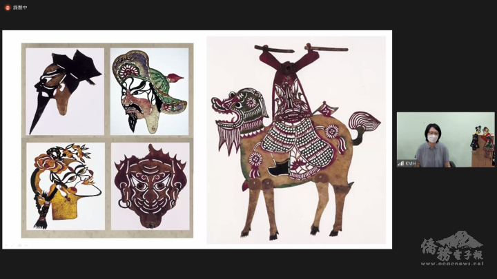 郝元圓講解皮影戲特色