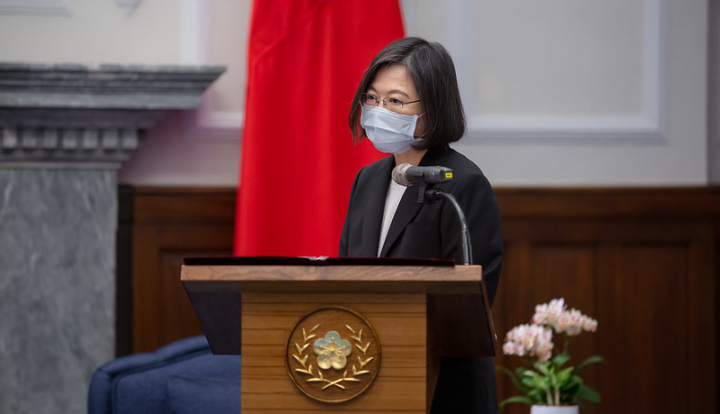 總統接見「『國際獅子會』國際總會長布萊恩‧西恩」，並致詞