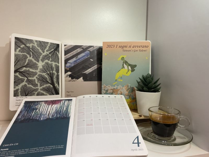 Calendar featuring award-winning works from Taiwan to greet Italians