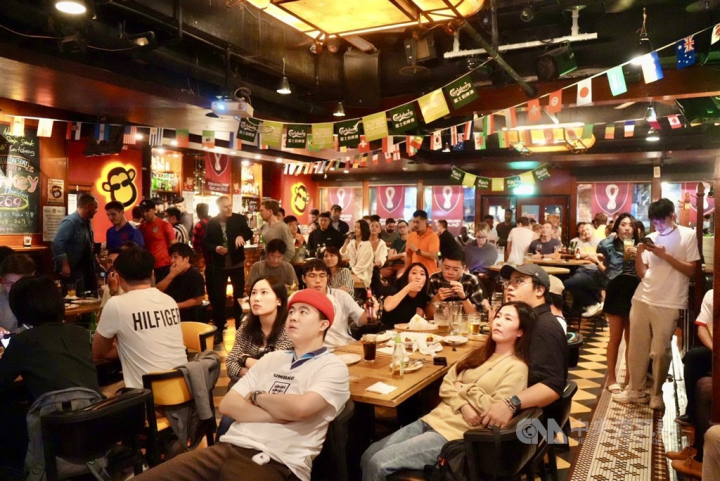 Sports fans pack out Brass Monkey to watch the FIFA World Cup.