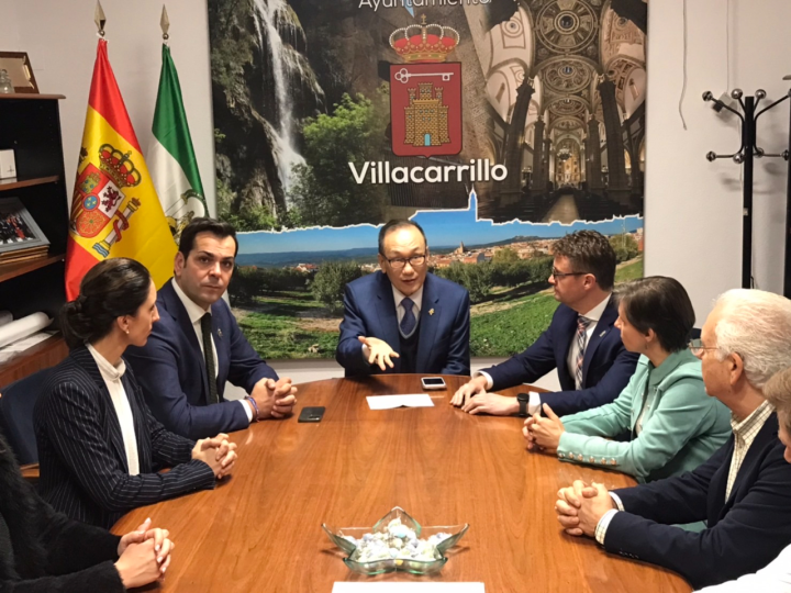 劉德立赴西班牙安達魯西亞自治區Jaén省Villacarrillo市商訪並演講事