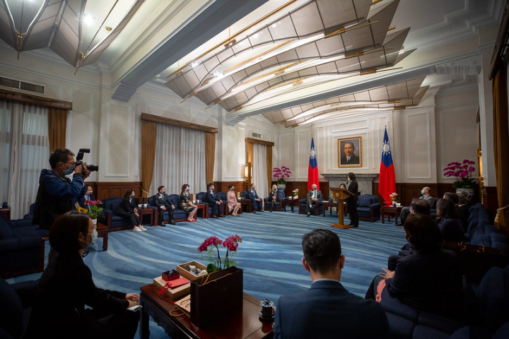 總統接見「『國際獅子會』國際總會長布萊恩‧西恩」