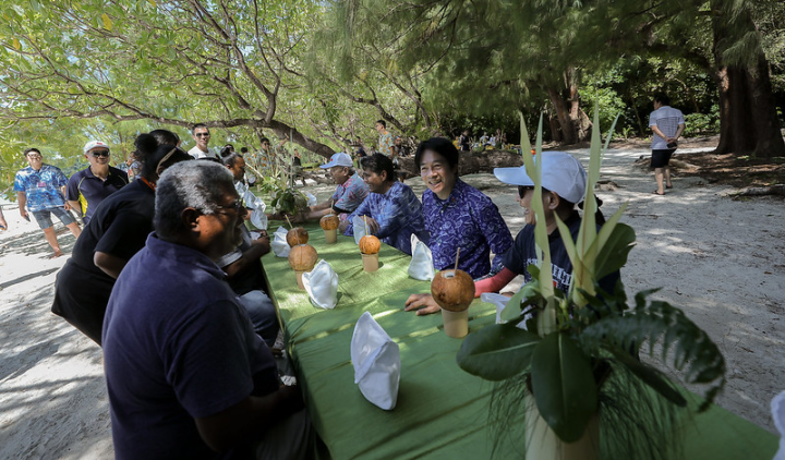 「帛旅專案」副總統參訪帛琉「洛克群島南方潟湖」