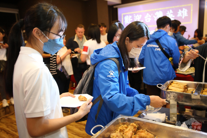 特別為選手們準備的臺灣美食