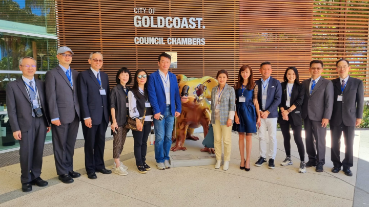 台北市議會代理副議長李傅中武率訪問團拜會黃金海岸市議會