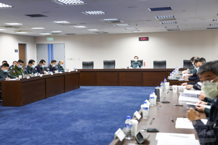 國防部召開「12月份督察會報」。