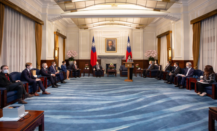 總統接見「波蘭眾議院『波台國會小組』訪問團」