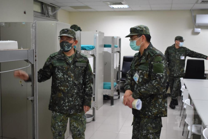 後備指揮部指揮官傅正誠中將視導新北市後備旅。（後備指揮部提供）