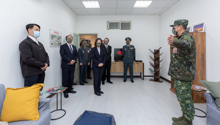 總統視導官兵生活設施