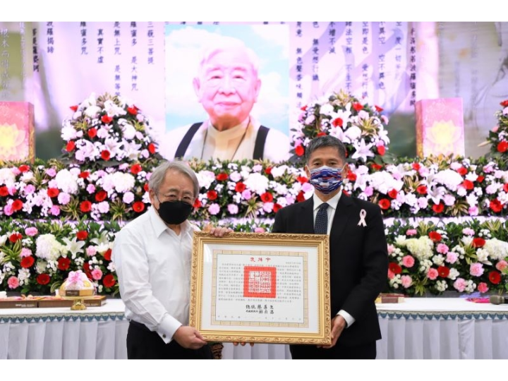 Presidential citation awarded to late architect Kao Erh-pan
