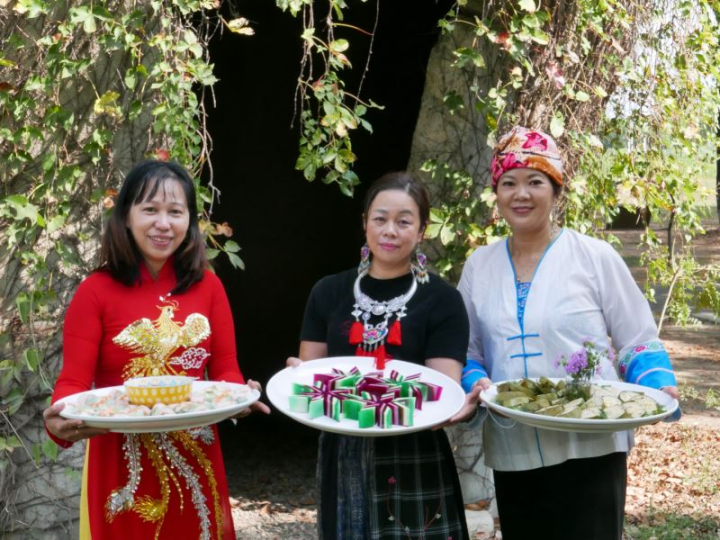  「林內藝術喜事餐桌」品嚐多元的特色菜餚，道道具溫度的當令料理濃縮了林內在地人文風情。