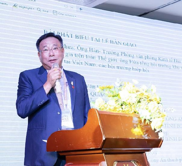 第18屆平陽臺商會新任會長陳水石致詞