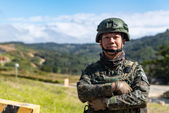 黃士官長分享「下基地」經驗。