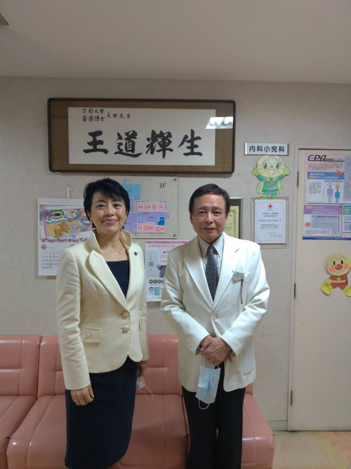 2022年3月13日，有村參議員親訪王輝生並告知助台入WHO的經過。