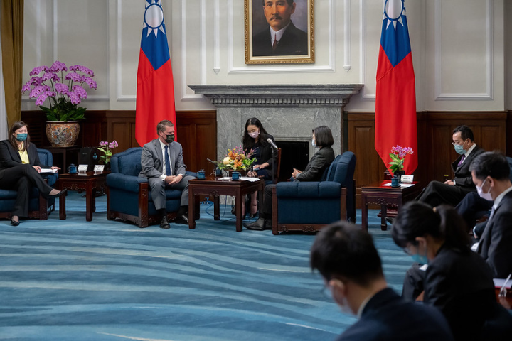 總統接見華府智庫「2049計畫研究所」訪問團