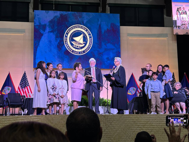 駐關島辦事處代表關島總督就職典禮